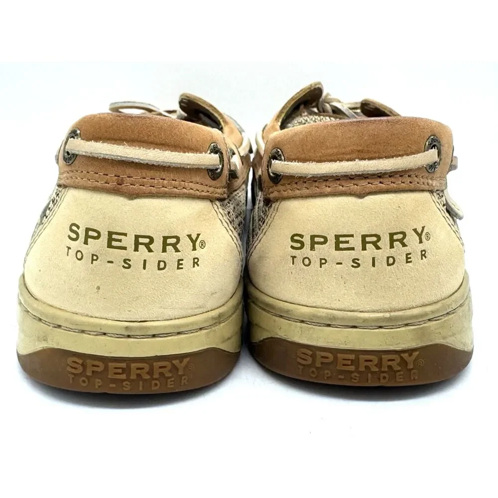Sperry Boat Shoes Women Sz 9 Comfort Insole & Rubberized Sole